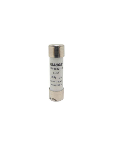 fusível cilíndrico 8x32 10A para protecção de equipamento electrónico 8x32|ADAJUSA