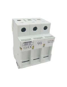 Base portafusible 3 polos 8x32 20A para montaje en carril DIN precio| ADAJUSA | precio 2