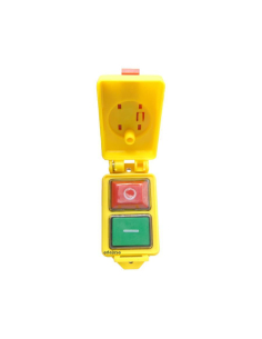 Pulsador de seguridad marcha-paro con bobina 230V y tapa protectora SSTM-01 | Adajusa 2