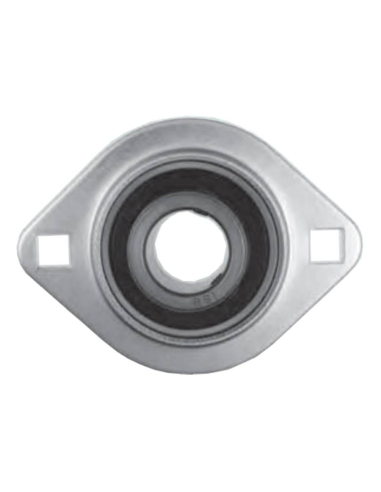 Suporte redondo em chapa estampada BPFL com rolamento SB205 : - Suporte redondo em chapa estampada BPFL com rolamento SB205 : - 
