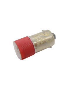 Red led light bulb Ba9s 24 Vac dc Adajusa