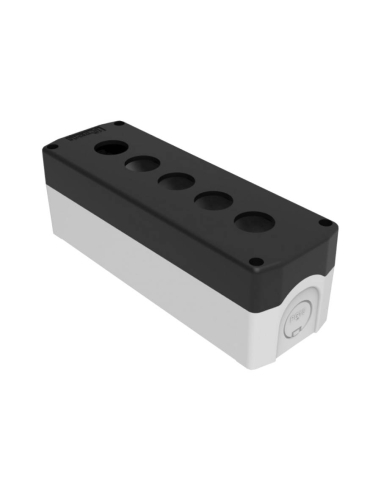 Caja botonera 5 elementos diámetro 22 plástico IP44 - Serie  BE
