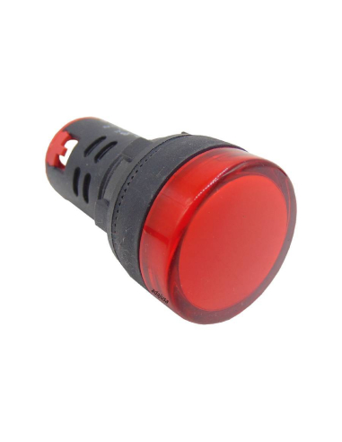 Red multiled pilot 380 Vac 22mm