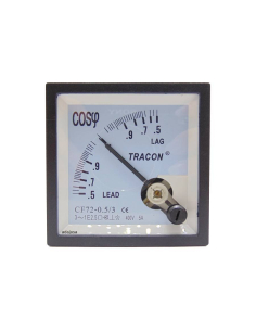 Power factor meter 1 phase panel 72x72mm | ADAJUSA | price 2