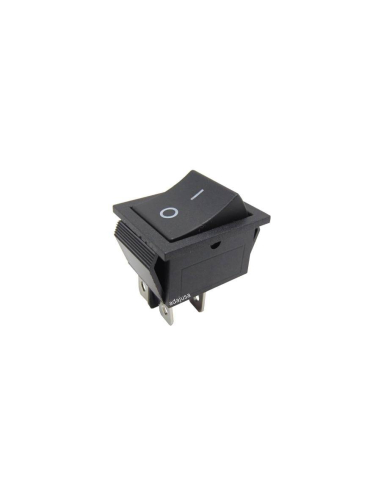 Interruptor preto 16A-250V 2 circuito| Adajusa