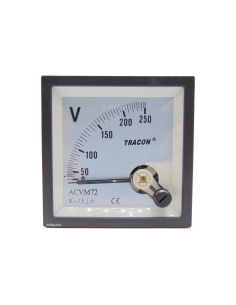 Voltímetro 0-500 Vac 72x72 2