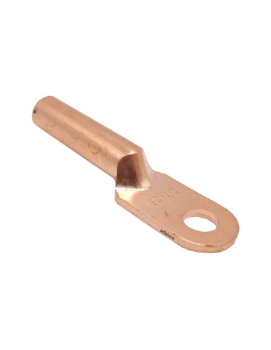 Terminal tubular de cobre 120mm2  taladro 14.5 mm