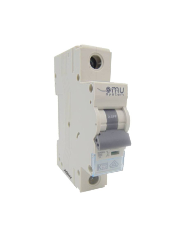 MCB circuit breaker 1 pole OMU adajusa OMB06106C