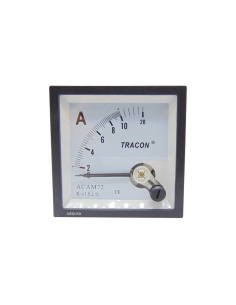 Ammeter direct measurement 10 A 72x72mm 72x72mm moving coil instrument | ADAJUSA : price 2