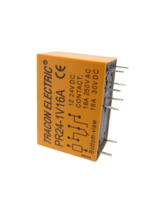 Miniature relay 2 contacts 12Vdc 5A PR12-2V | ADAJUSA : price 2