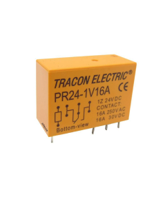 Miniature relay 2 contacts 12Vdc 5A PR12-2V | ADAJUSA : price