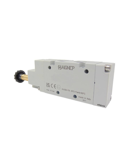 Solenoid valve 1/4 3/2 NC monostable 01V series : Aignep: ADAJUSA : price