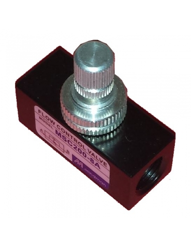 Regulador de fluxo unidirecional linear 1/8