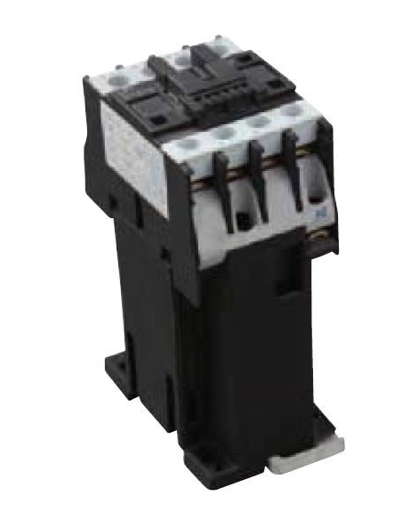 Contactor trifásico 9A 24Vcc contacto auxiliar abierto NA