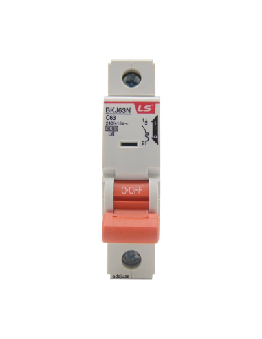 Magnetotérmico 1 polo 6A (1x6A) - LS