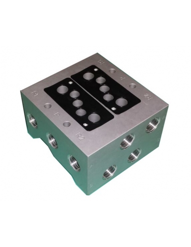 Base plate for valves and electrovalvulas S.220 Mindman - ADAJUSA