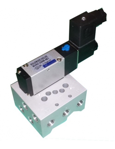 Base plate for valves and electrovalvulas S.220 Mindman - ADAJUSA