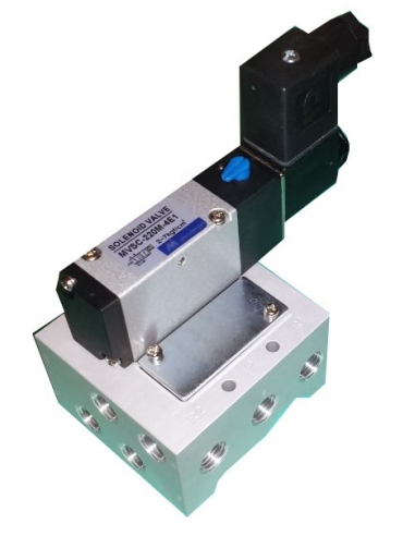 Base plate for valves and electrovalvulas S.220 Mindman - ADAJUSA