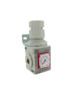 Regulador presión con manómetro y bloqueable 1/4 0-12 bar completo tamaño 1 serie FRL EVO - Aignep