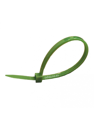 Abraçadeiras 140x3,6 verde - saco de 100 unidades