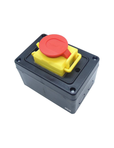 Safety On-Off Pushbutton with 400V coil and protective cover SSTM-316 | ADAJUSA | price