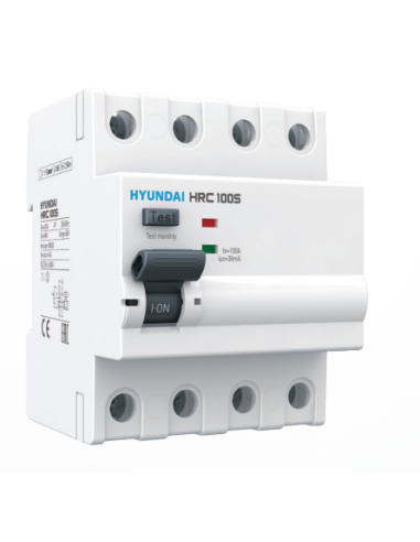 Diferencial seletivo de 4 pólos 100A classe A - Hyundai Electric