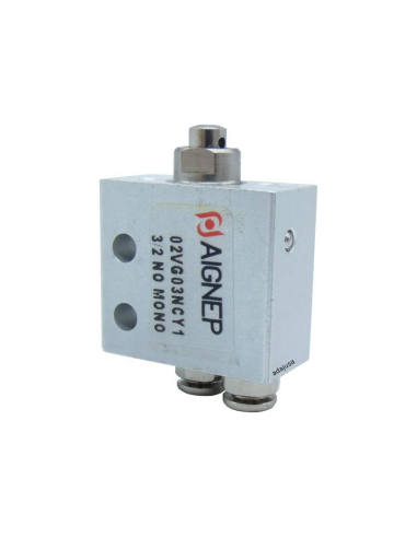 Fim de curso suporte pneumático 3/2 NC Acessórios traseiros 3/2 NC diâmetro 4 mm - Aignep