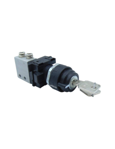 Selector de llave 3 posiciones extracción posición 0 y Válvula de puntal: 3/2 NC racores laterales Ø 4 mm- Aignep