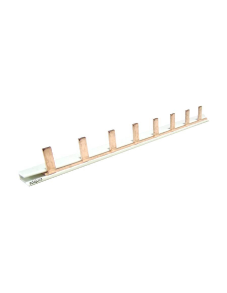 Peine de conexión eléctrica 1 polo 63A tira de 1 metro