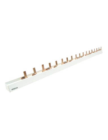 Electric connection comb 3 poles 63A strip 1 meter