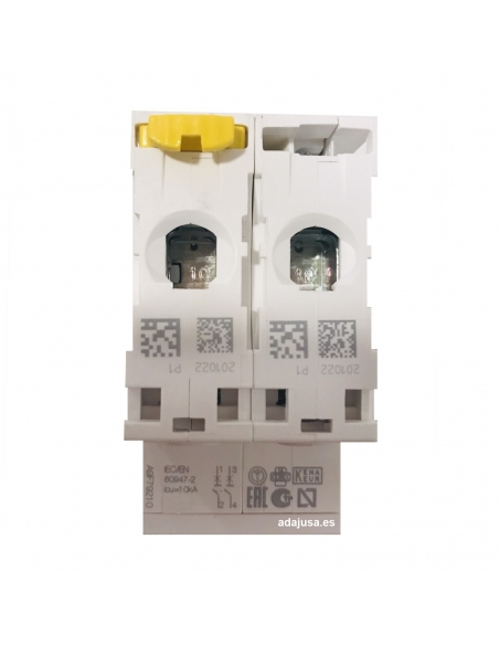 Magnetotérmico 2 polos 10A (2x10A) IC60N C 6kA - Schneider