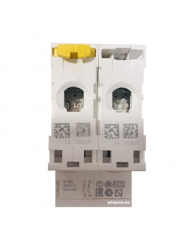 Magnetotérmico 2 polos 32A (2x32A) IC60N C 6kA - Schneider