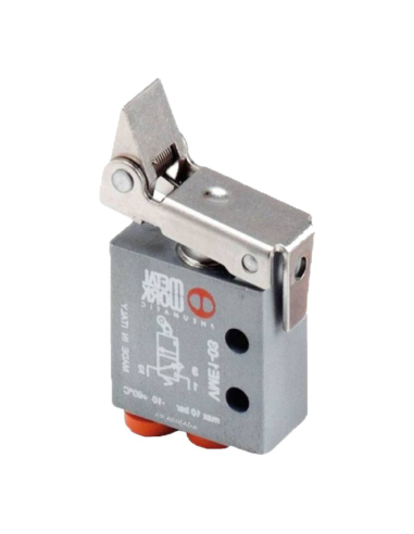 Limit Switch pneumatic 3/2 NC unidirectional cam diameter M5 - Metal Work