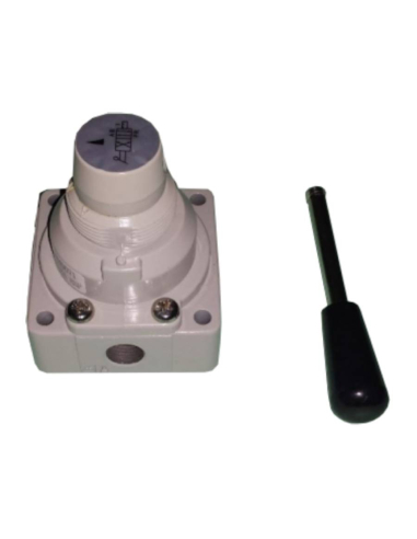 Pneumatic valve 1/8 4-way 2 position lever MVHC-202-4H-6A | ADAJUSA