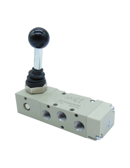 Manual pneumatic valve 1/4 5/3 fixed lever 7020000500 MAV36LEOCC | ADAJUSA | price