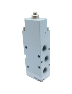 Final de carrera neumático de puntal servopilotada 1/8 5/2 monoestable con retorno por muelle - Aignep 2