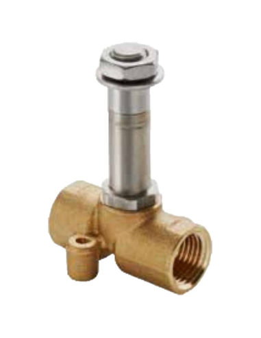 Electroválvula fluidos  1/8 2/2 unidade direta aberta D.2,5