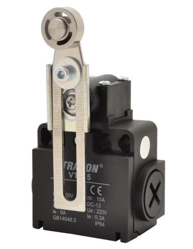 Limit switch switch vertical adjustable lever steel sheave VT Series