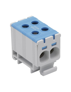 Borne derivación 1 polo 4x2.5-35mm2 azul | ADAJUSA