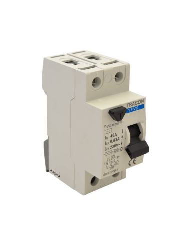 Diferencial 2 pólos 63A 30mA classe AC - Tracon
