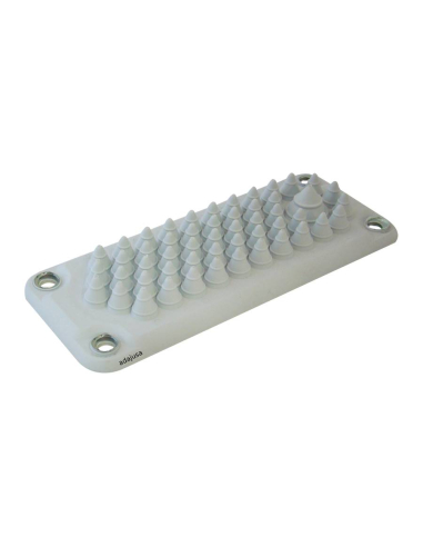 Placa pasacables de 51 entradas 222x92mm para armarios eléctricos Serie TFE|ADAJUSA