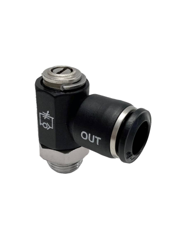 Regulador orientable con tornillo de ajuste 3/8 tubo diámetro 10 para válvula - Aignep | ADAJUSA