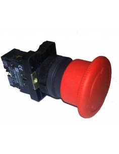 Pulsante di arresto a fungo diametro pieno 40 mm