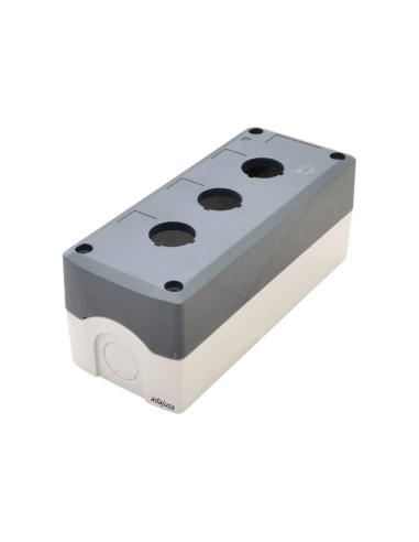 Caja botonera 3 elementos diámetro 22 plástico IP65 - Serie NYGD |adajusa