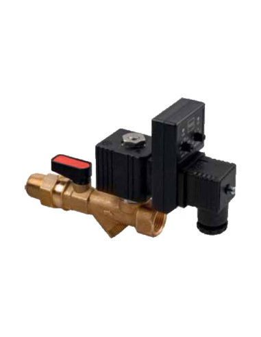 Electroválvula para descarga 1/2 2/2 cerrada 220Vca 21VA T30 con temporizador|ADAJUSA