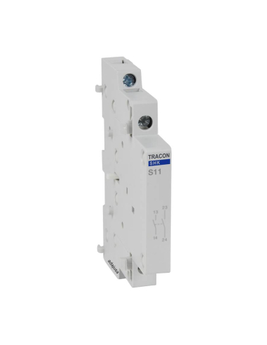 Contator modular de câmara de contato auxiliar 1NO+1NC - Tracon