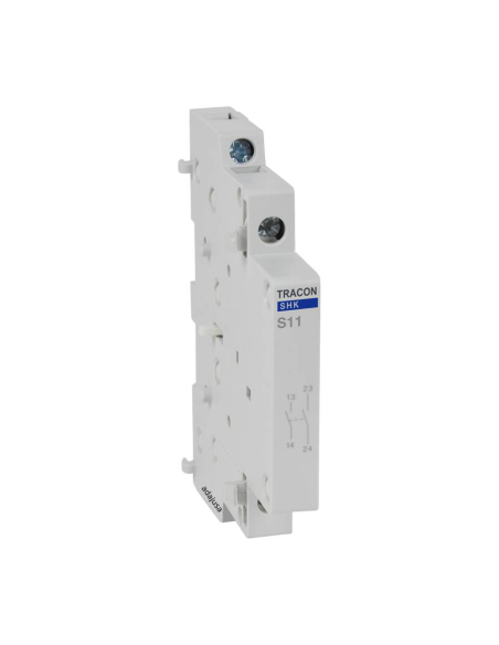 Cámara contactos auxiliar contactor modular 1NO+1NC - Tracon |adajusa