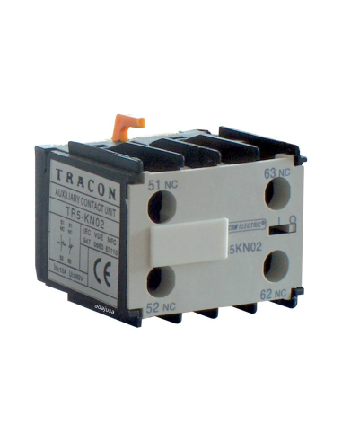 Bloque 2 contactos 2NC para minicontactores - Tracon|adajusa