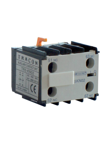 Block 2 front NO NC contacts for TR1K Series mini contactors