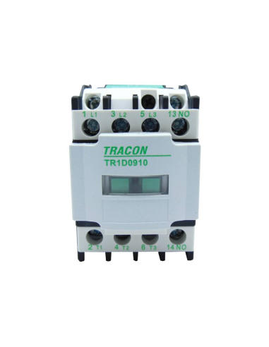 Contactor trifásico 32A 24Vac contacto auxiliar cerrado NC Serie TR1D|ADAJUSA